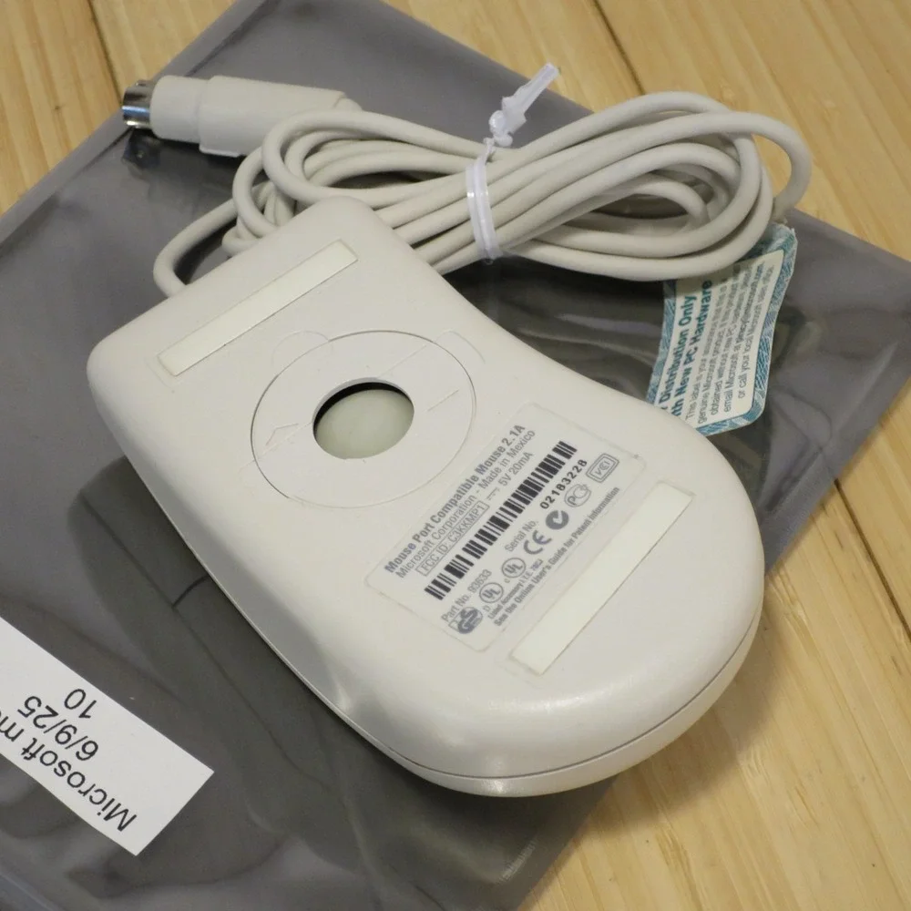 2‎ Button Microsoft Mouse Port Compatible PS2 Mouse 2.1A PN 93633 - Tested 10